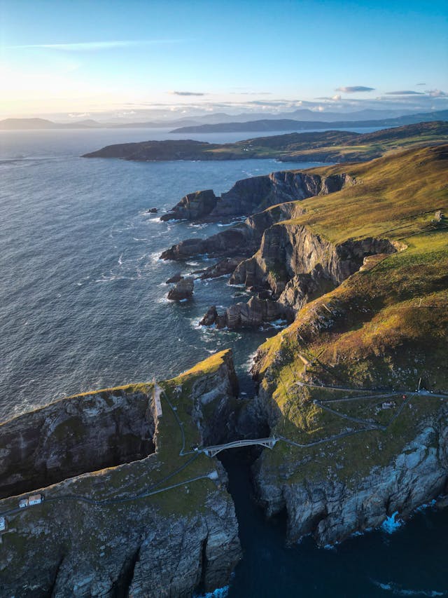 Vue sur Mizen Head en Irlande
